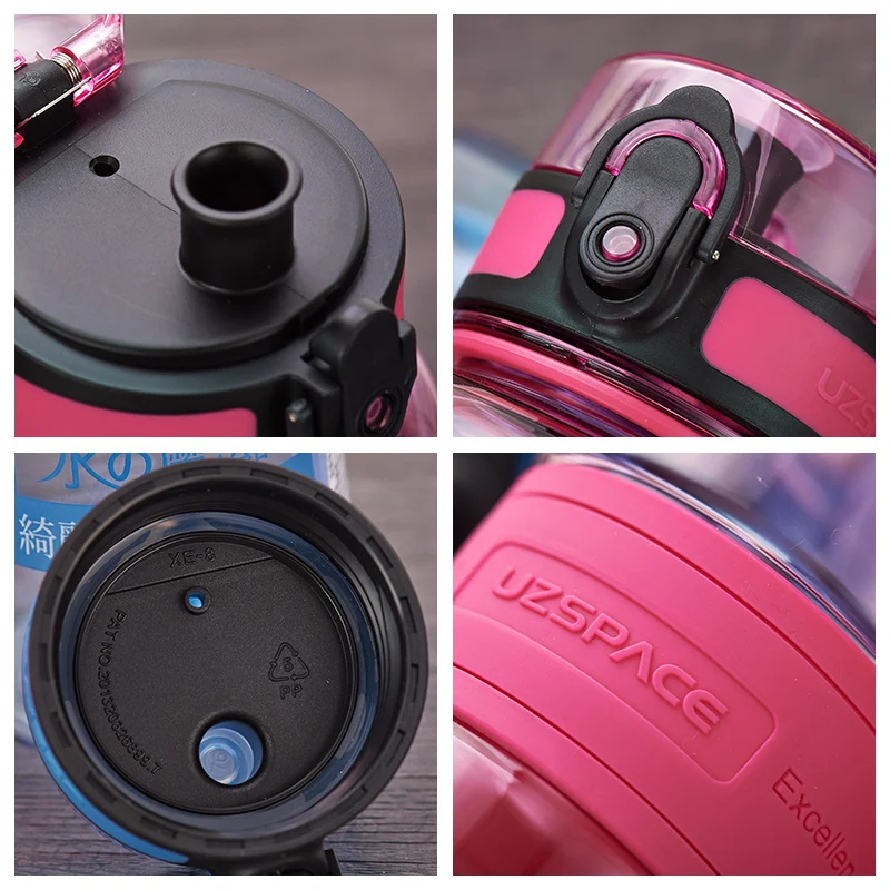 Спортивная бутылка для воды UZSPACE с отрицательными ионами портативный шейкер