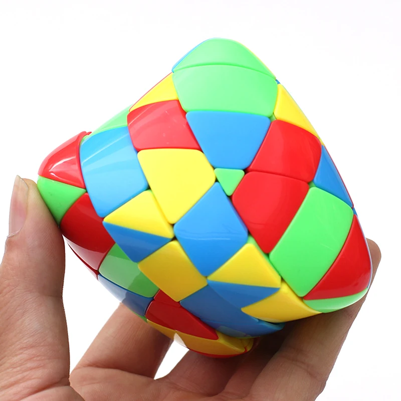 QiYi Mastermorphix 5x5 рисовая пельмень без наклеек волшебный куб-головоломка, игрушка, красочный разноцветный специальный высоко сложный 5x5x5 куб