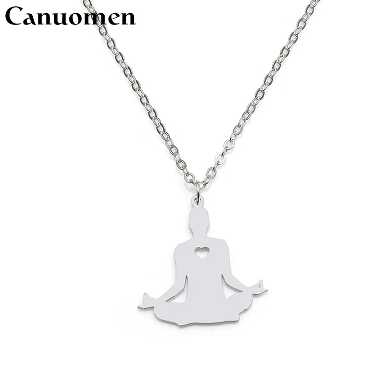 Ожерелье с подвеской в виде чакры для йоги из нержавеющей стали|chakra pendant|pendant