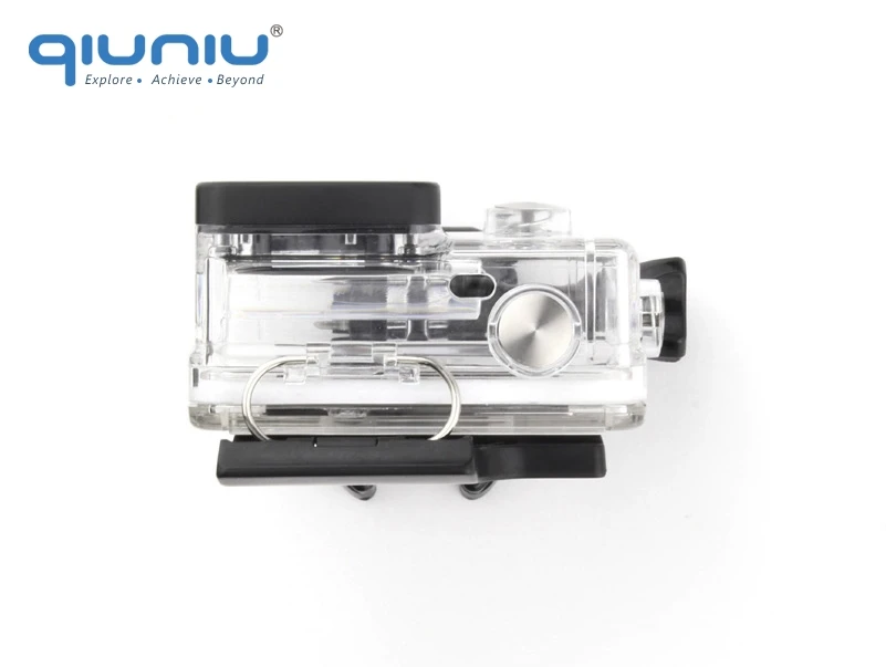 Чехол каркас QIUNIU для GoPro Hero 4 защитный чехол с боковым открыванием 3 + аксессуары