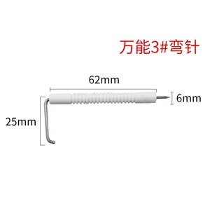 5 шт. 3 # универсальная изогнутая игла зажигания газовая плита керамический электрод свечи зажигания генераторное зажигание