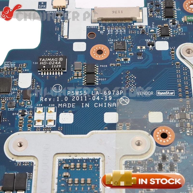 NOKOTION для шлюза NV55 NV55S материнская плата ноутбука P5WS5 LA-6973P MBWZK02001 MB.WZK02.001 HD6700M GPU |