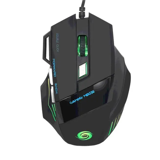 Gaming Mouse Wired 5500 DPI 7D LED Optical USB PRO Mice For PC LapComputer ** | Компьютеры и офис