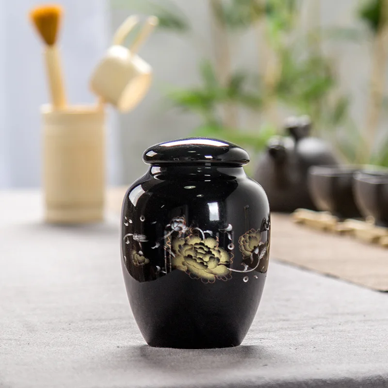 Новая ручная роспись керамики специй чайная банка древняя коробка (чай сахар