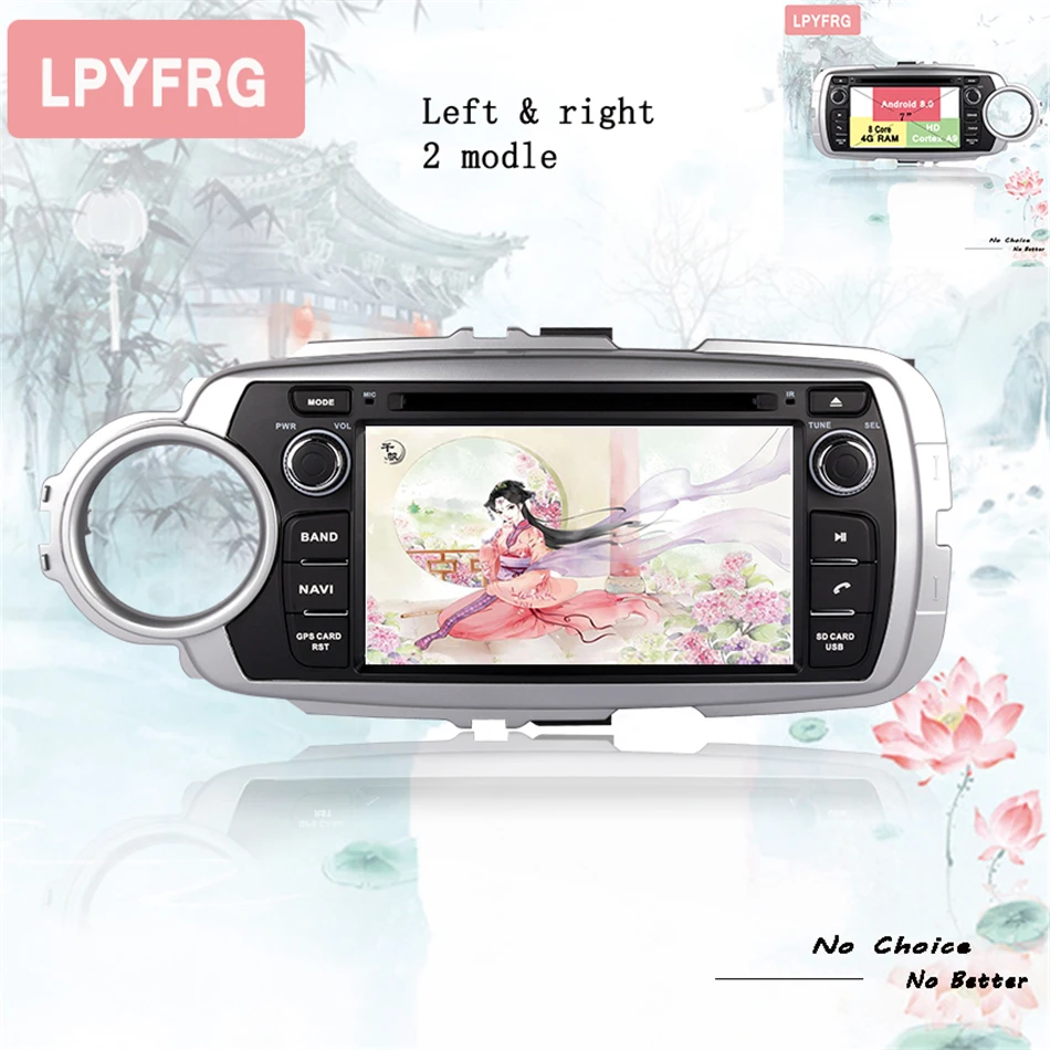 2DIN android 10 8 Core RAM 4 Гб ROM 64 автомобильный стерео экран радио для Toyota Yaris 2012-2019 DVD плеер