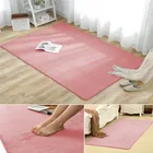 Утолщенный мягкий ковер, коралловый бархат в скандинавском стиле, искусственный ковер, прикроватное одеяло для спальни, нескользящий крутой напольный коврик