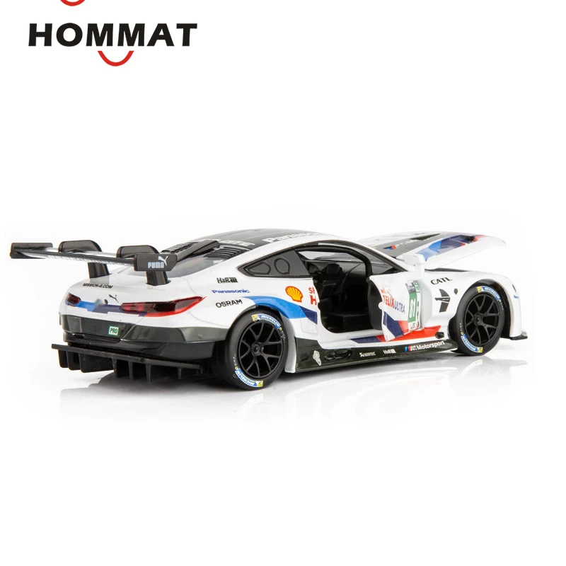 HOMMAT Simulation 1 \ 32 масштаб M8 GTE Le Mans гоночная модель автомобиля 1:32 Diecasts & Toy