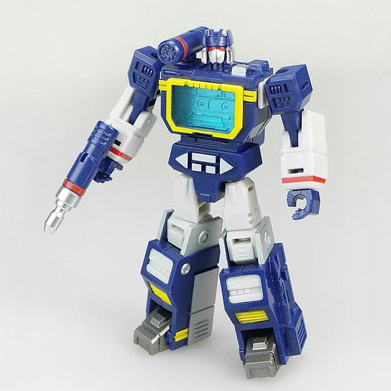 

Transformation Mech Planet MFT HS03 Soundtrack Intelligence Officer ABS Action Figure Hot Soldiers Wave Sound Mini Toy Kid Gifts