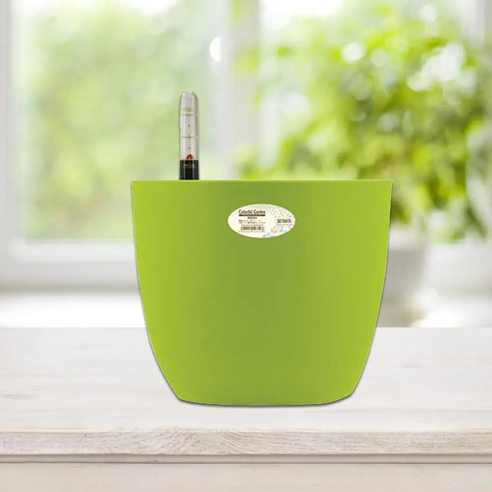 Автоматический полив цветочный горшок ленивый Круглый Чаша автоматический с