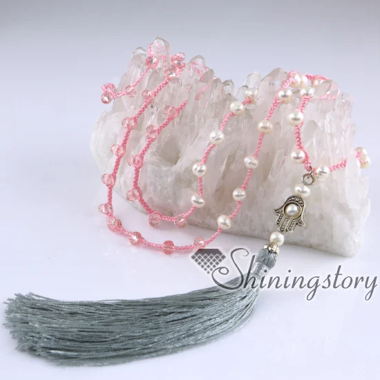 Ожерелье с искусственным жемчугом богемные ювелирные изделия ожерелья