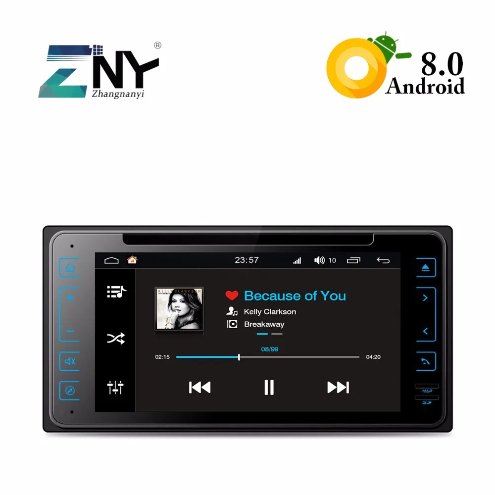 Android 8 0 Универсальный Авто Радио для Toyota серии стерео Bluetooth RDS FM Аудио Видео gps