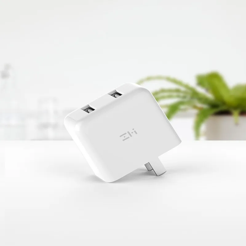 Xiaomi ZMI, зарядное устройство для телефона, двойной USB QC3.0, зарядка 15 В, 3.6A, 18 Вт, подходит для iPhone, samsung, iPad, huawei, смартфона
