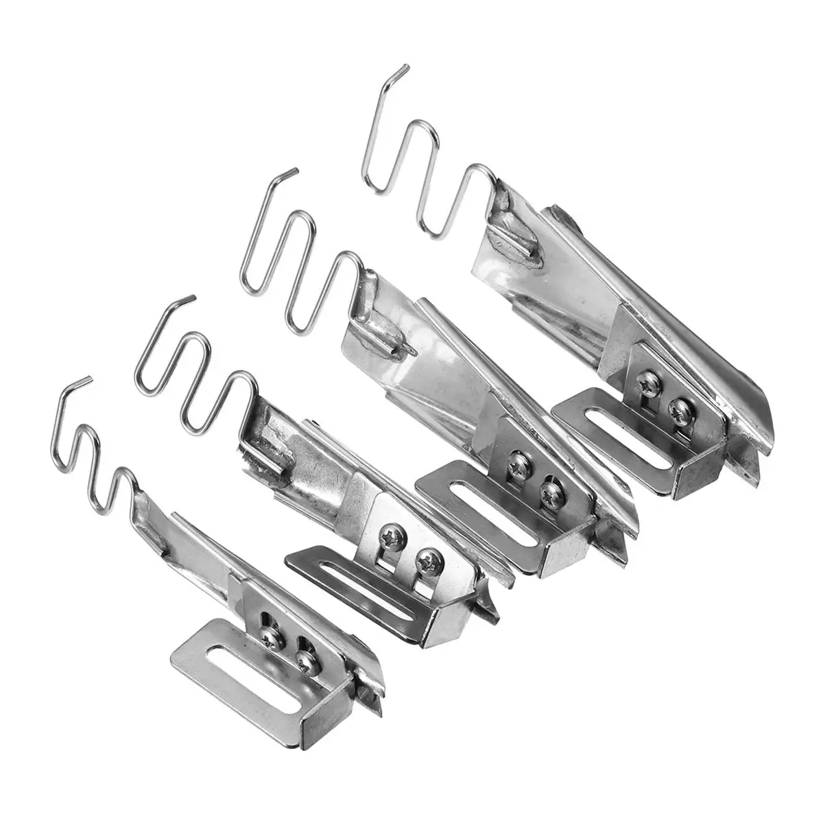 

Domestic Sewing Machine Preser Foot Sewing Single Fold Raw Tape Binder Attachment for JUKI LU-562 LU-563 Walking Foot Machines