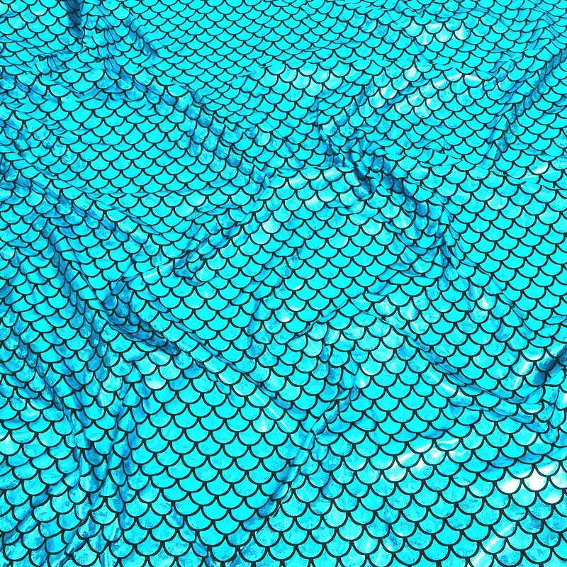 blue Meetee 50/100 см Ширина 150 см с позолоченном тиснением в виде рыбьей чешуи ткань спандекс для сцены платье Женская одежда деко изделия для шитья аксессуар - Цвет: blue