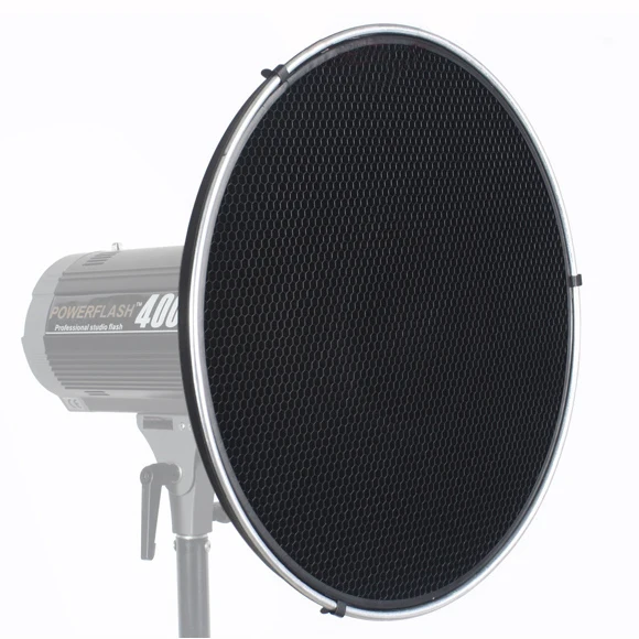 Топ Фотостудия Flash Beauty Dish 42 см S Тип соты + белый диффузор|Аксессуары для