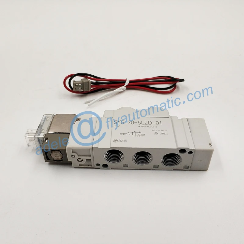 Фото SY5120-5LZD-01 1/8 "24VDC SMC SY5000 5 порт клапан электромагнитный с светом/перенапряжения SY5120-5LZD-01 1/8 "24VDC SMC SY5000 5 порт клапан электромагнитный с светом/перенапряжения