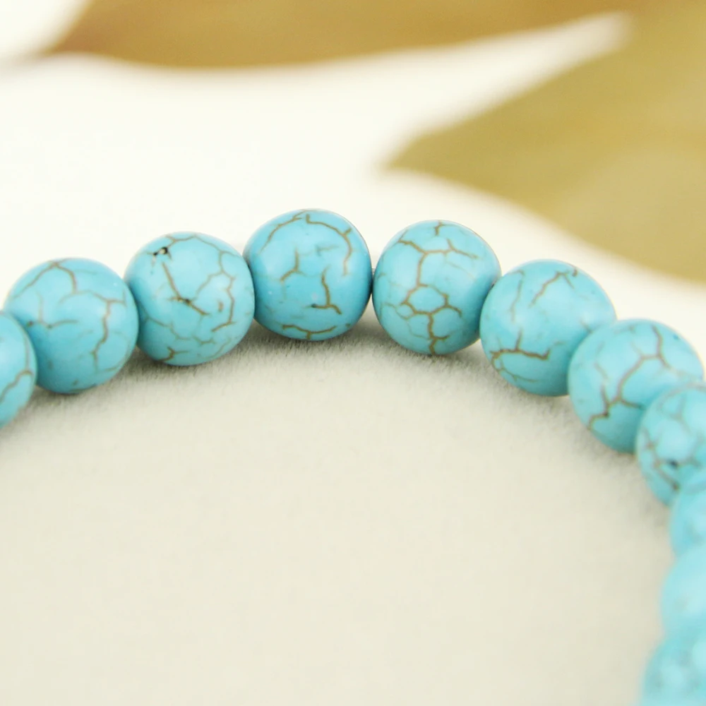 Дропшиппинг Античная голова Шарм с Лава оникс бирюзы натуральный камень Набор