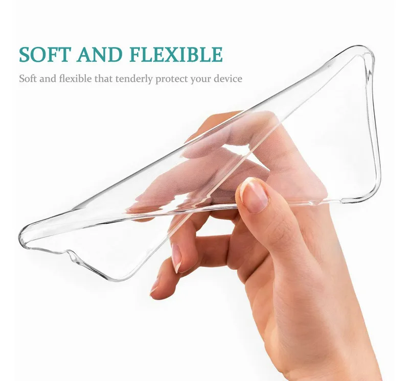 TELEYAGO For HTC Desire 12/ 12 Plus Case Slim Clear Transparent Nature Soft TPU Silicon Cover Cell Mobile Phone Protective Shell |