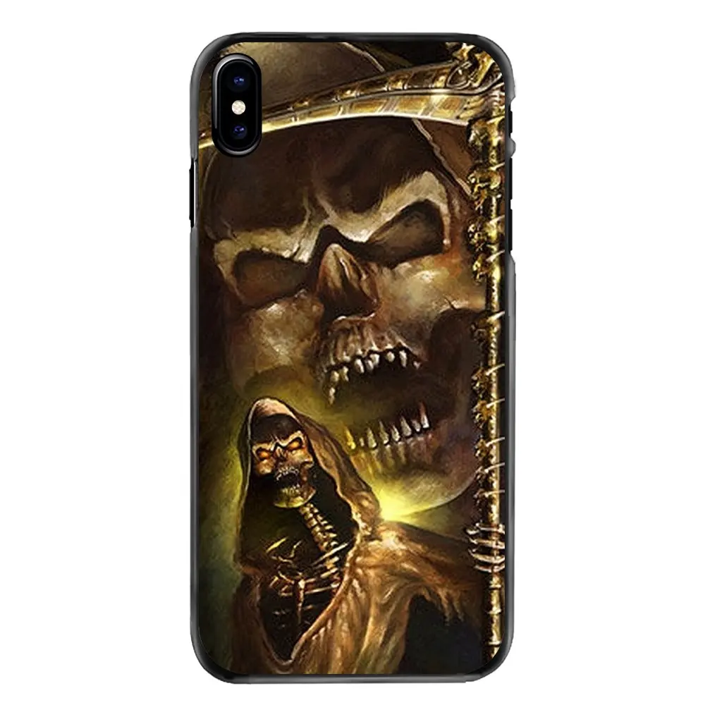 Grim Reaper Череп Скелет для Huawei P7 P8 P9 P10 Lite Plus 2017 2016 Honor 5C 6 4X 5X Mate 8 7 9 аксессуары чехол