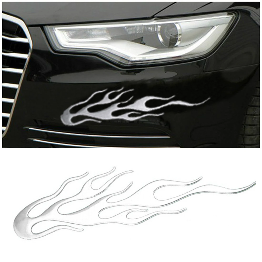 3D наклейка для зеркала заднего вида с имитацией пламени|car sticker|car stylingsticker for car |
