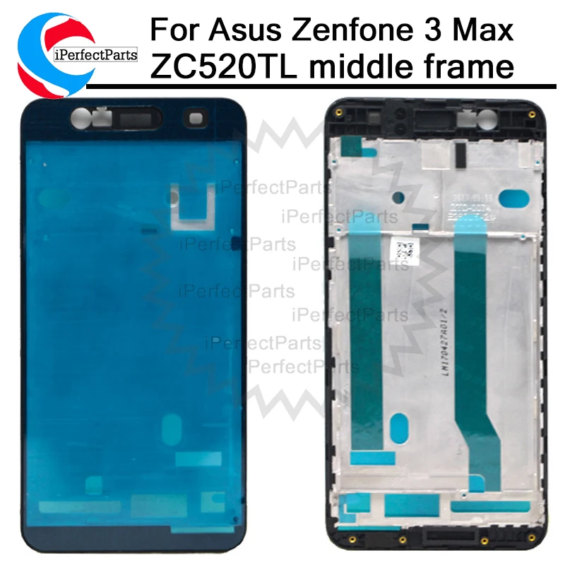 Новая черная белая Золотая средняя рамка замена для Asus Zenfone 3 Max ZC520TL X008D Бесплатная