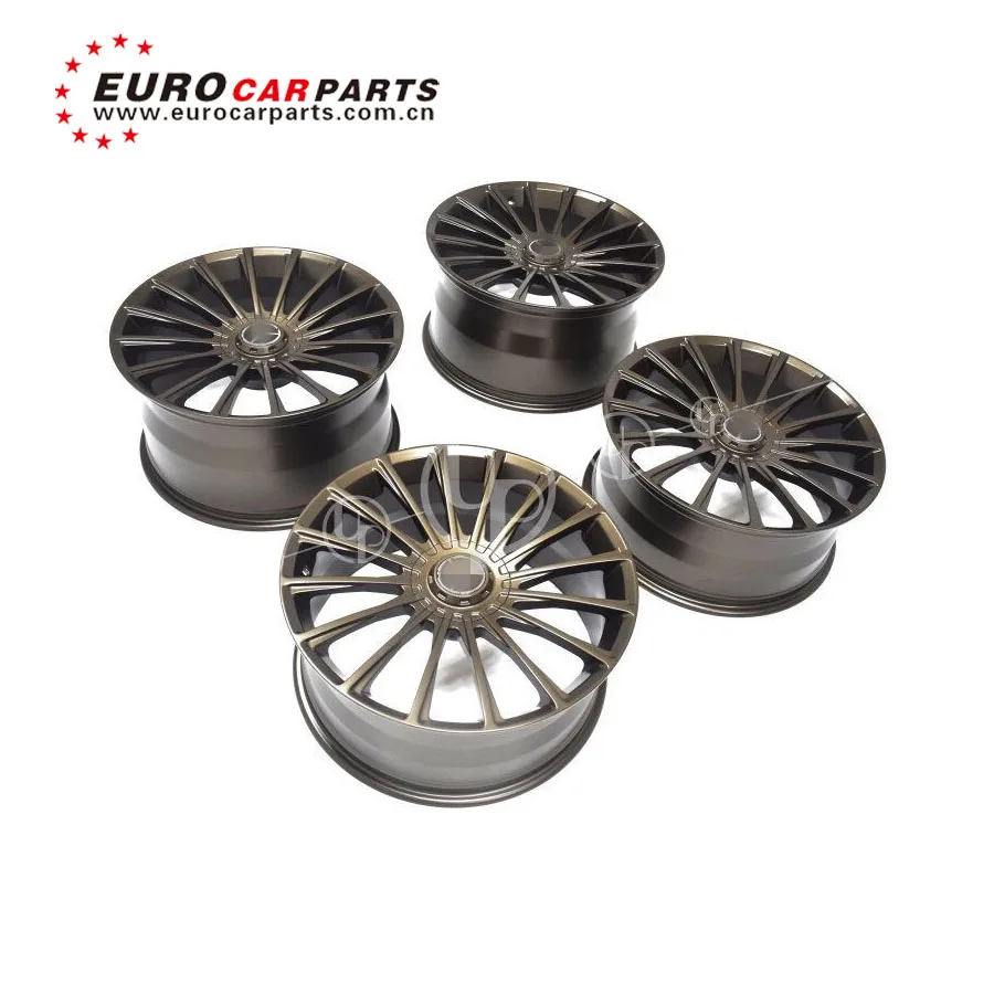 S class w222 S63 S65 Forged steel rims for S class w222 to S63 S65 style steel material wheels 20 inch Golden color