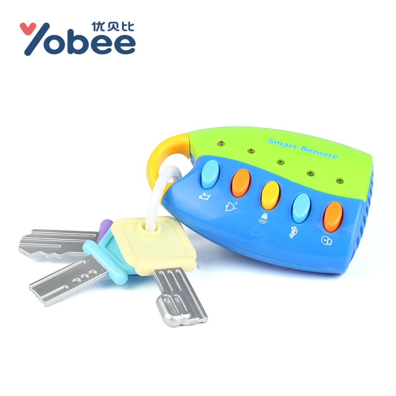 Yobee головоломки музыкальные Ключи игрушки красочные вспышки музыка Smart Remote