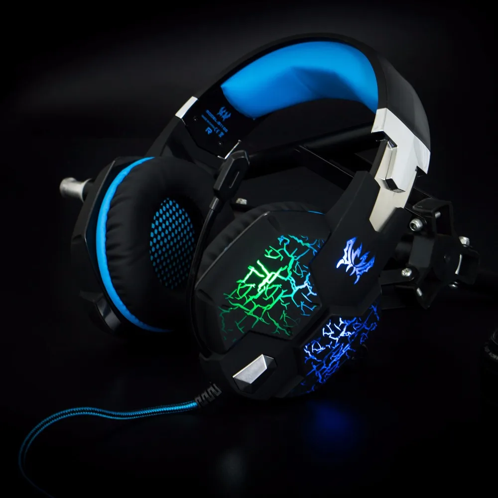 Cncool Hot Gaming Headset Headphone Vibration Function Deep Bass earphone Surround Sound Led Light Mic For PS4 PC pro Gamer | Электроника