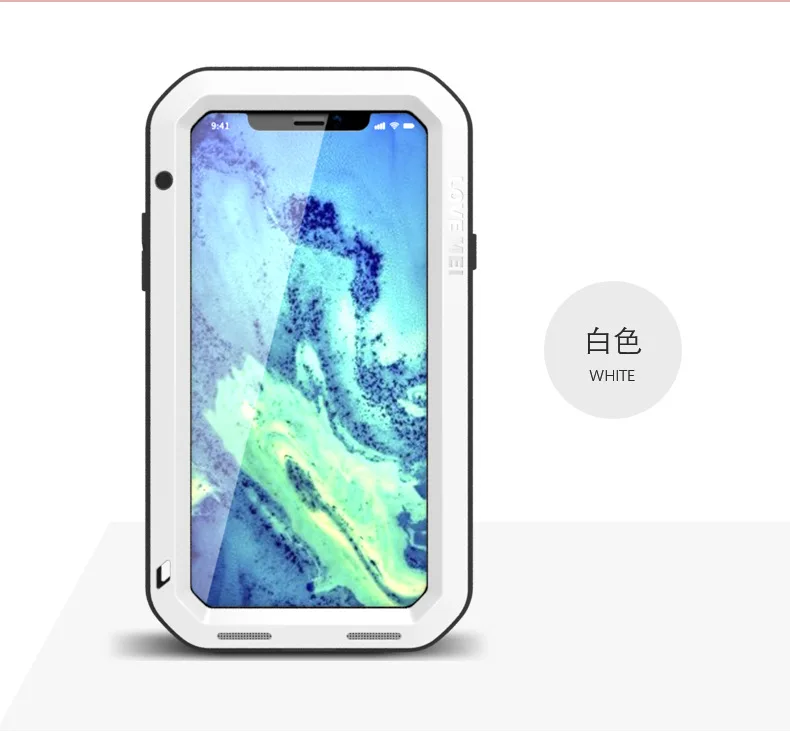 Ударопрочный пыленепроницаемый водонепроницаемый чехол для телефона iPhone X
