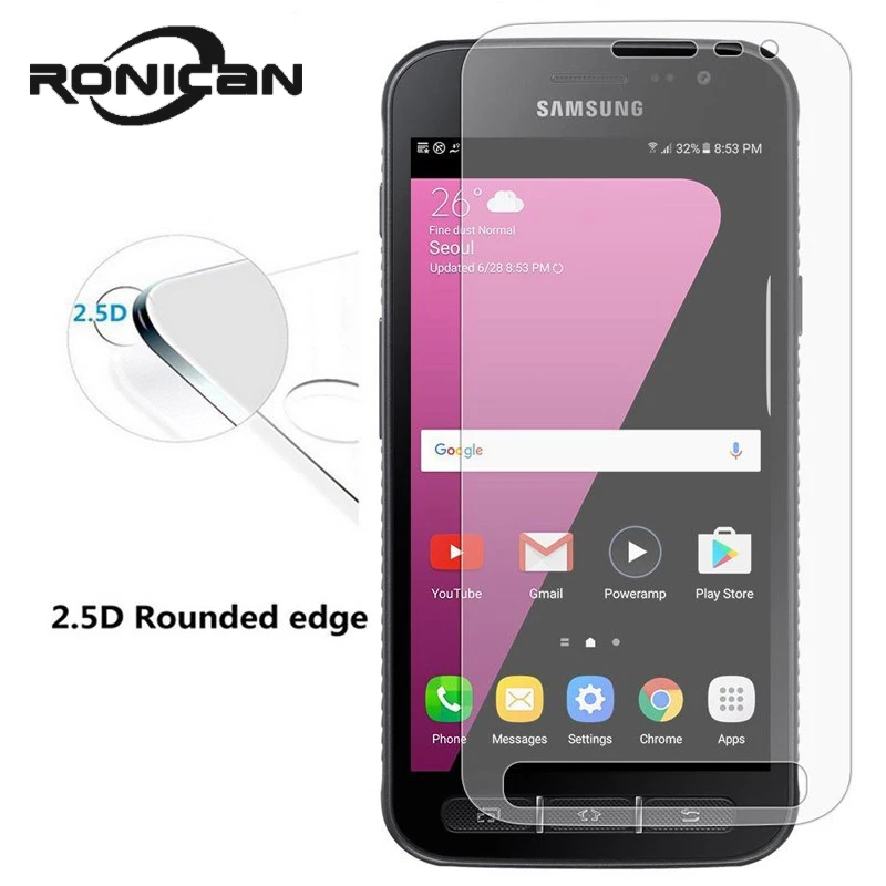 

RONICAN 2.5D 0.26mm 9H Premium Tempered Glass For Samsung GALAXY Xcover 4 G390F Screen Protector Toughened Protective Film case