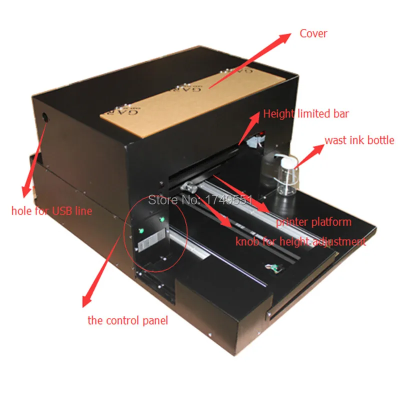 Цифровой принтер для печати на стекле A3 прямо дерево стекло металл | Компьютеры и