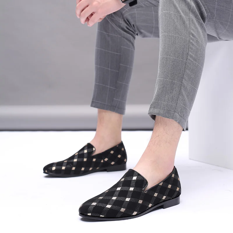 OSCO 2019 New Big Size Men's Loafers Slip on Men Leather Shoes Luxury Casual Fashion Trend Brand Wedding | Обувь