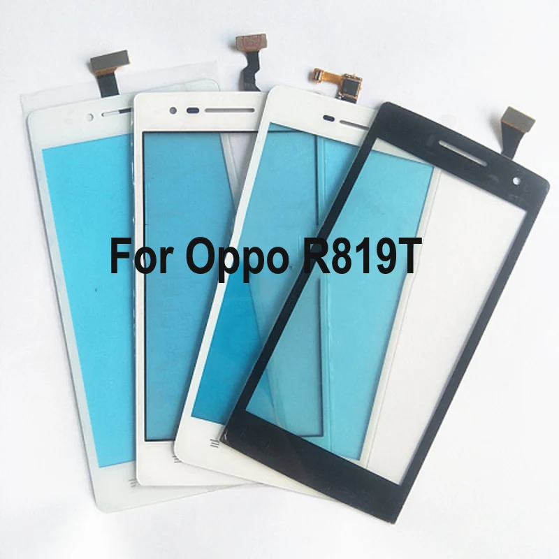 For Oppo R819T series Touchscreen Digitizer Sensor Front Glass Touch Screen Panel OppoR819T screen With Flex Cable | Мобильные