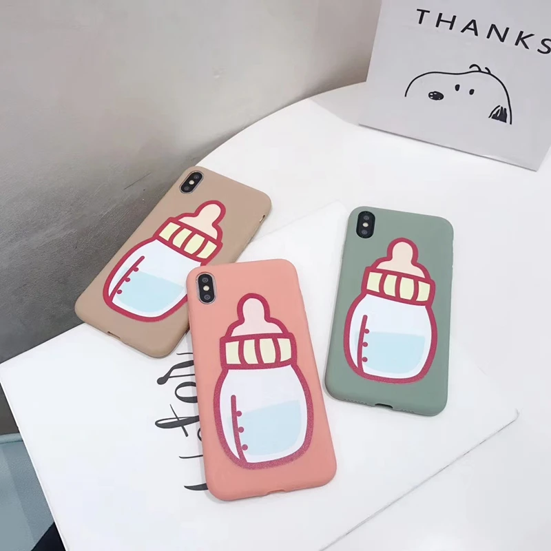 Милый молочный ящик Чехол для iPhone 6 S 6s Plus 8plu 7 чехлов силиконовый мягкий задний