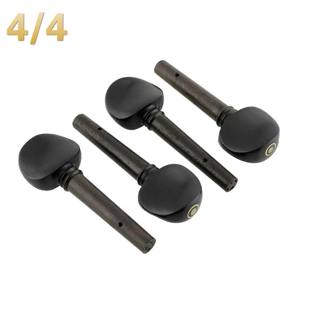 size 4 4 4 шт. 1/8 1/4 1/2 3/4 4/4 скрипка Колки заменить W/жемчужными глазами: Портативный классические для 1/8 1/4 1/2 3/4 4/4 скрипка - Цвет: size 4 4