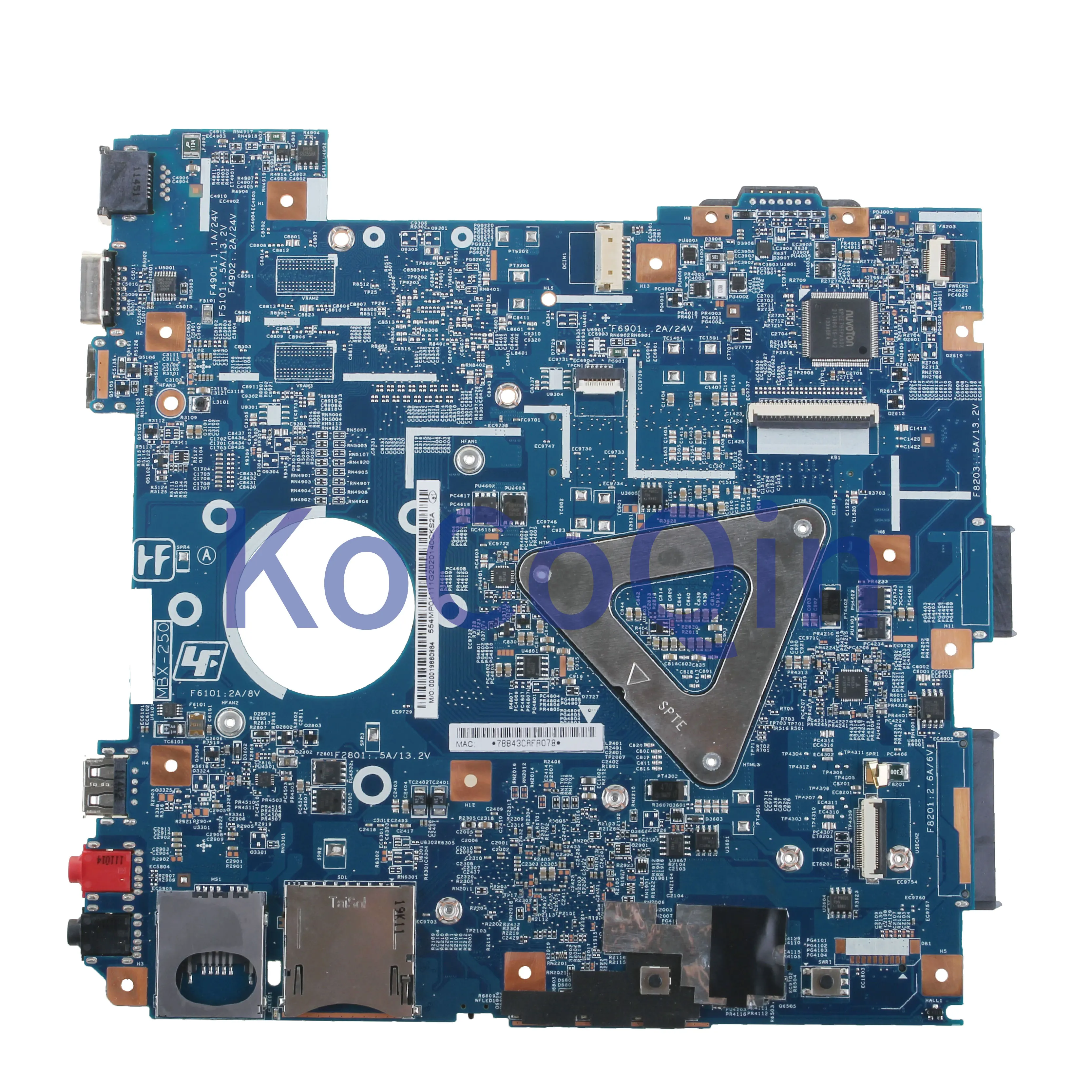 KoCoQin материнская плата для ноутбука SONY Vaio VPC-EG VPCEG MBX-250 A1829659A материнская плата Z40HR MB S0203-2 48.4MP01.021 HM65