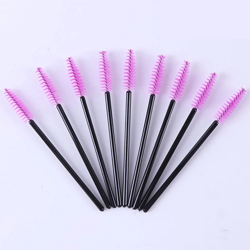 01 x 50pcs Yolix одноразовая щетка для ресниц, микро ресницы, косметические кисти, тушь для ресниц, палочки для макияжа, принадлежности для наращивания ресниц, инструменты - Handle Color: 01 x 50pcs