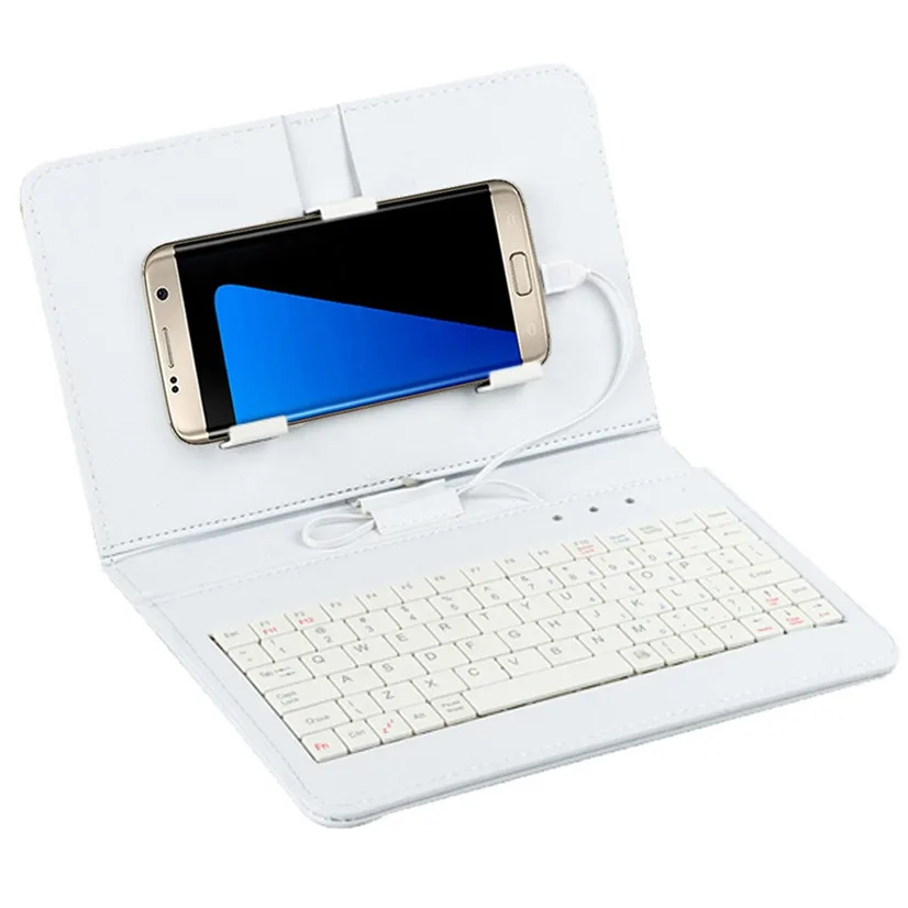Чехол кобура с проводной клавиатурой для мобильного телефона Android 4 2 '' 6 8''