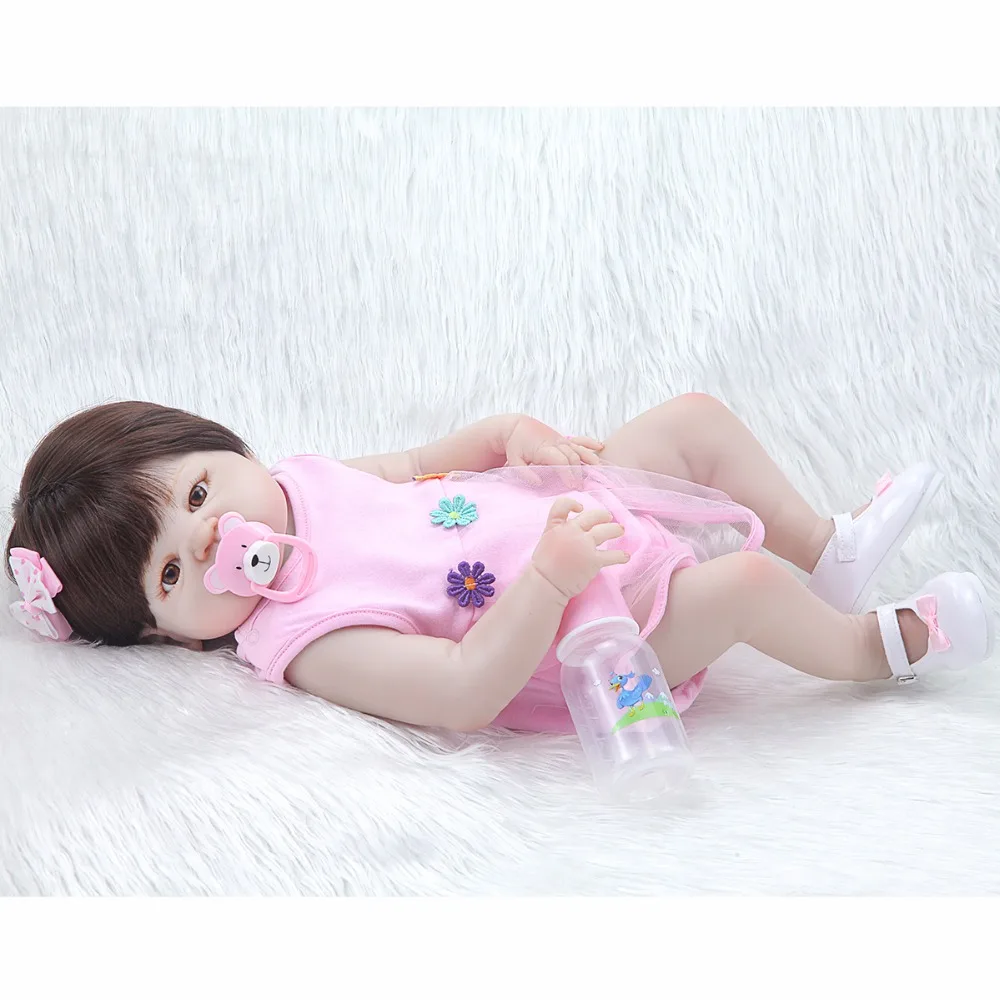 Forrsdor 22 дюйма силиконовый реалистичный милый костюм для новорожденных девочек с