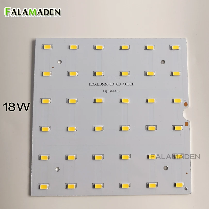 6 Вт 9 Вт 12 Вт 18 Вт светодиодный щит высокого качества SMD5730/5630 epistar чипы 120lm/W 220-300mA круглой и квадратной формы