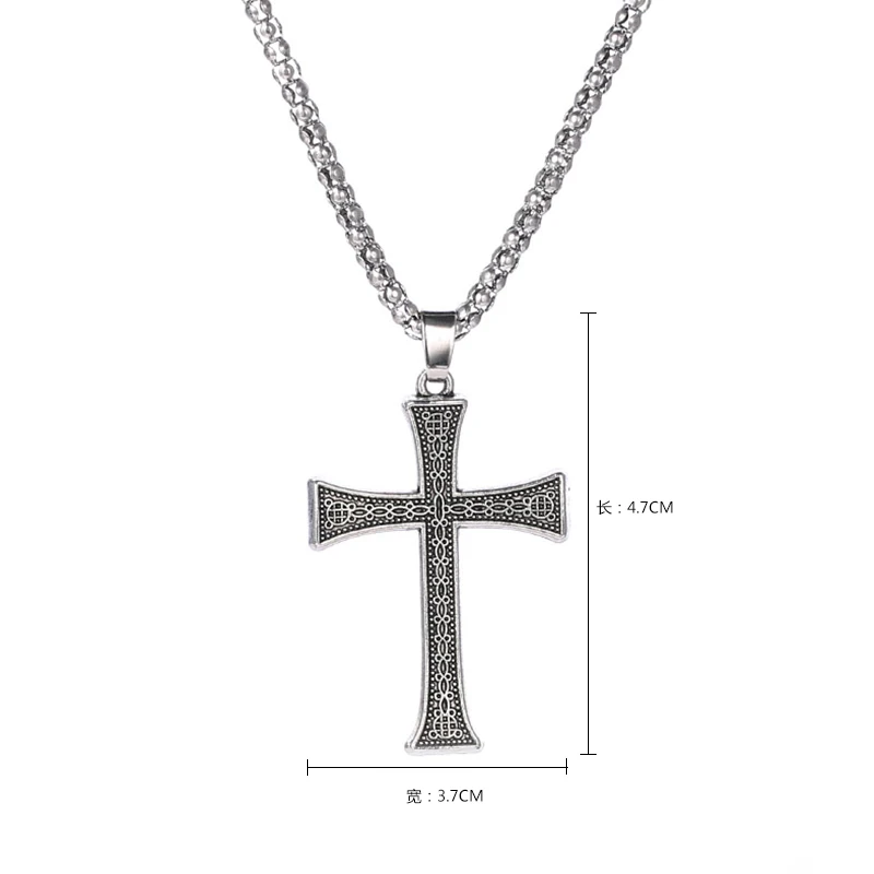 Новинка 2018 ожерелье с крестиком посеребренное для женщин и мужчин ювелирные