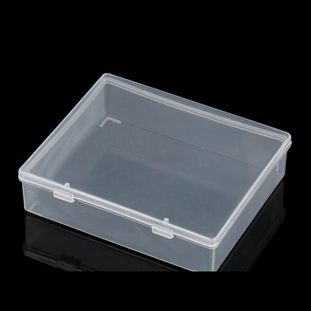 Прямоугольные пластиковые коробки для хранения деталей прозрачные контейнеры