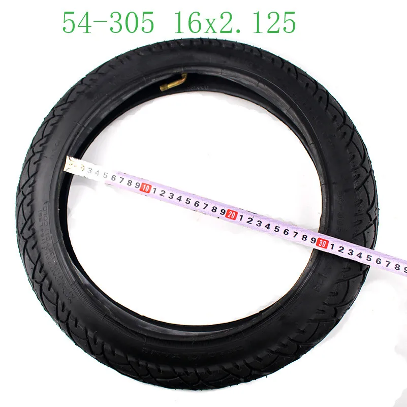 Шина 16X2,125/54-305 подходит для многих газовых электрических скутеров и электронных велосипедов 16X2,125