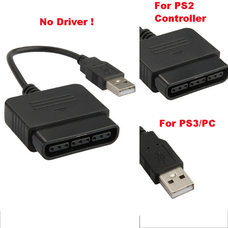 Новые переходники для Playstation 2 геймпад для Playstation 3/PC консоль конвертер для PS2 контроллер для PS3/PC системы