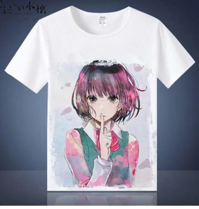 Аниме Kuzu no Honkai рисунок Yasuraoka Hanabi Ebato Sanae хлопковая Футболка для девочек|tee tee|tees girltees