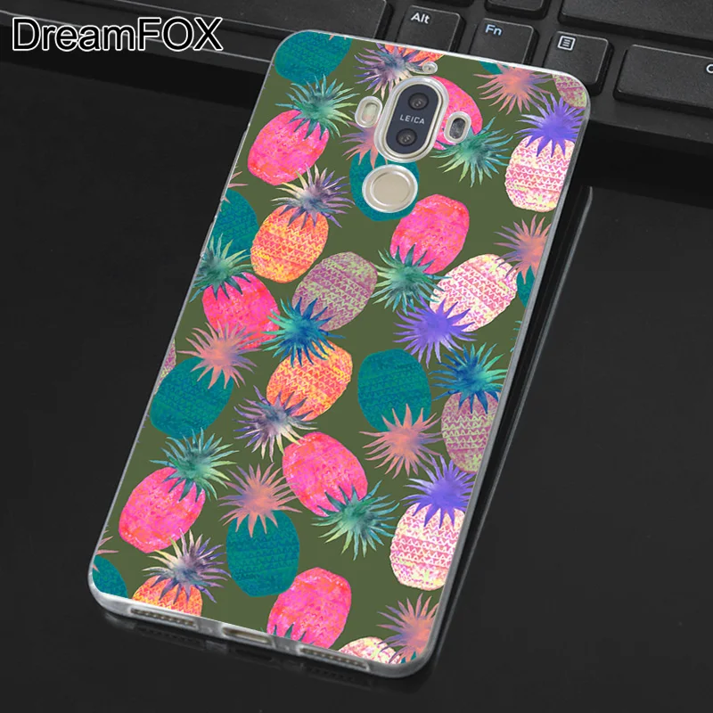DREAMFOX L346 розовый ананас Мягкий ТПУ силиконовый чехол для huawei mate Nova 2 9 10 20 30 Lite Pro Plus |