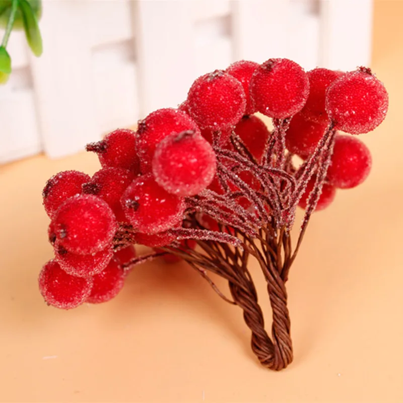 2018 Горячее предложение искусственный цветок Pip БЕРРИ стебли красная 1 2*1 см 20 шт. 40