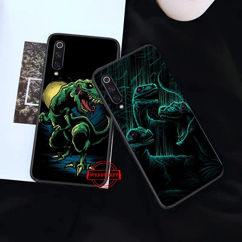 Силиконовый чехол в стиле ретро с динозавром для Xiaomi MI 5X 6 6X 8 9 Pro SE F1 A1 A2 A3 Lite Mix 2S Max