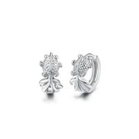 junkang classic bling earrings women cute small goldfish star jewelry stud