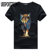 ursporttech new summer 3d wolf animal print t shirts men cotton o neck short sleeve oversized t shirt 4xl 5xl tee shirt homme